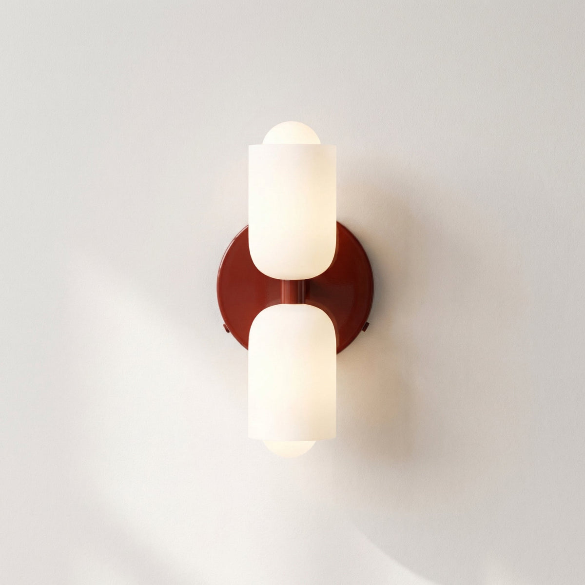 Dual-Direction Wall Sconce with Matte Finish for Modern Interiors – E27 LED Compatible, Up & Down Light
