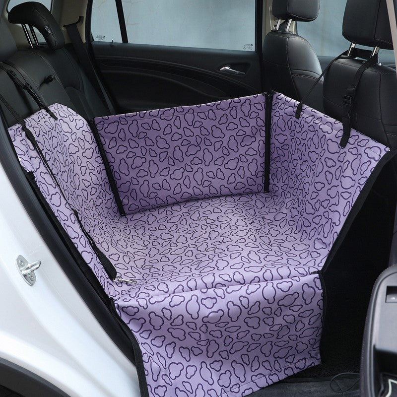 WAGGISEAT | Asiento de coche impermeable para perros con diseño acolchado | Protección segura para viajes cómodos