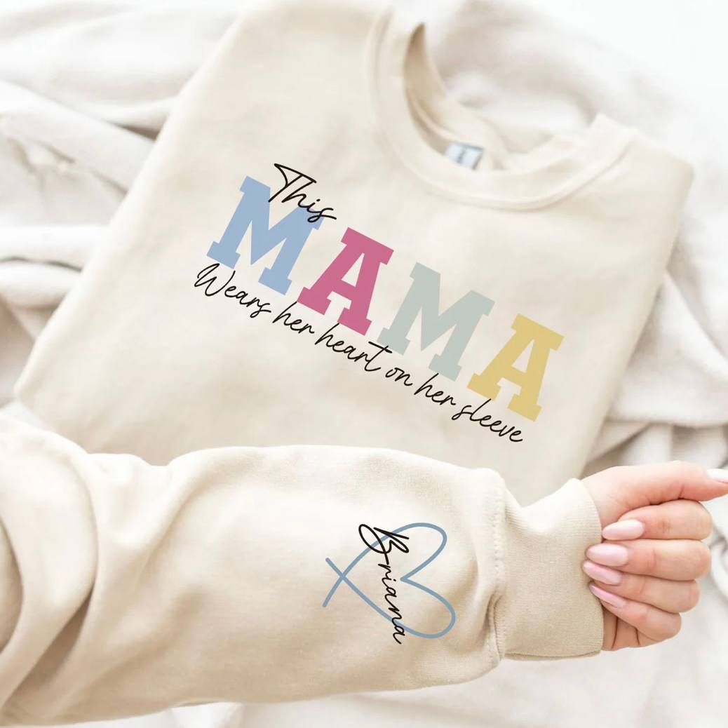 Sudadera con capucha estampada con foto familiar personalizable