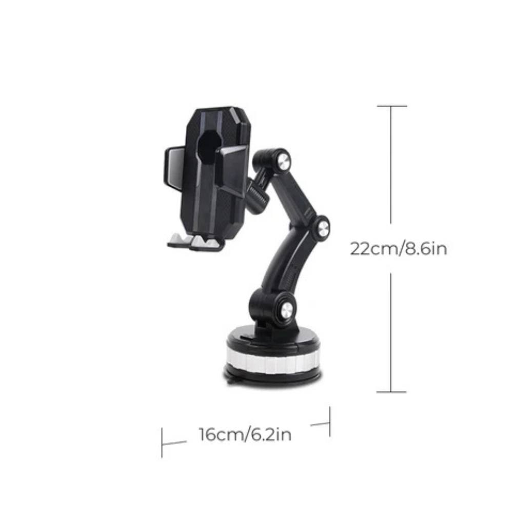 Soporte para Teléfono de Coche Easy Fit con Agarre Seguro y Rotación Ajustable