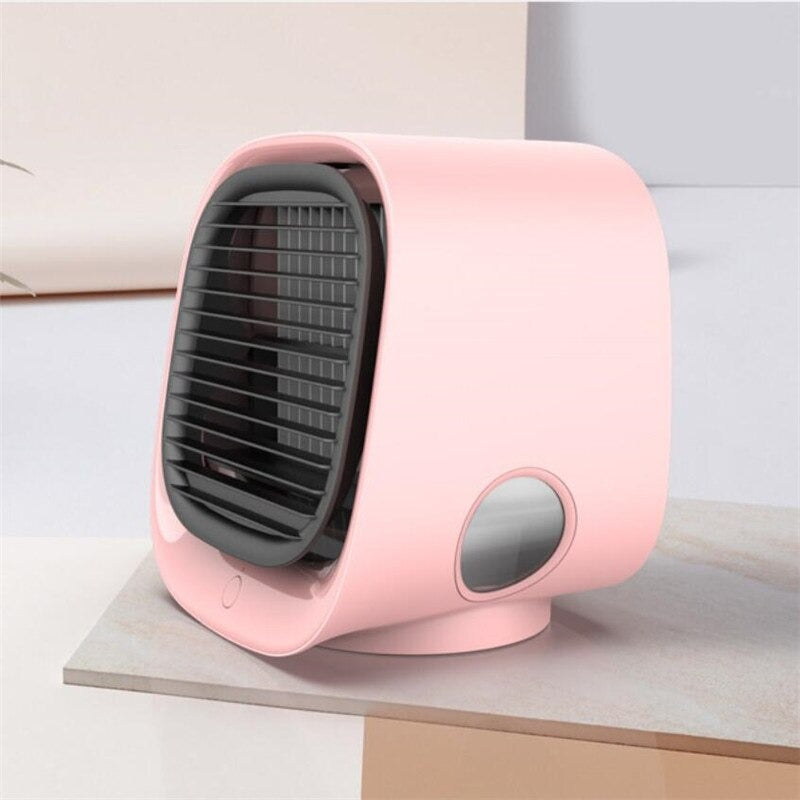 USB Personal Air Cooler with Humidifier & 3-Speed Fan for Desk, Car, Bedroom – Portable Evaporative Cooling Unit