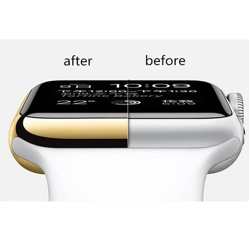Snap-On Hard Shell Guard with Built-In Glass Shield for 40mm & 44mm Series 6 Apple Watch – Full-Body Shock Defense Case