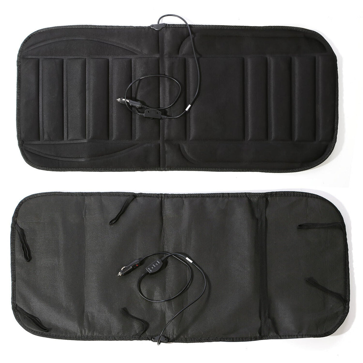 12V Car Seat Heating Pad Full Body Warmer for Winter Driving with Fast Heat-Up & Universal Fit for SUVs Trucks Vans