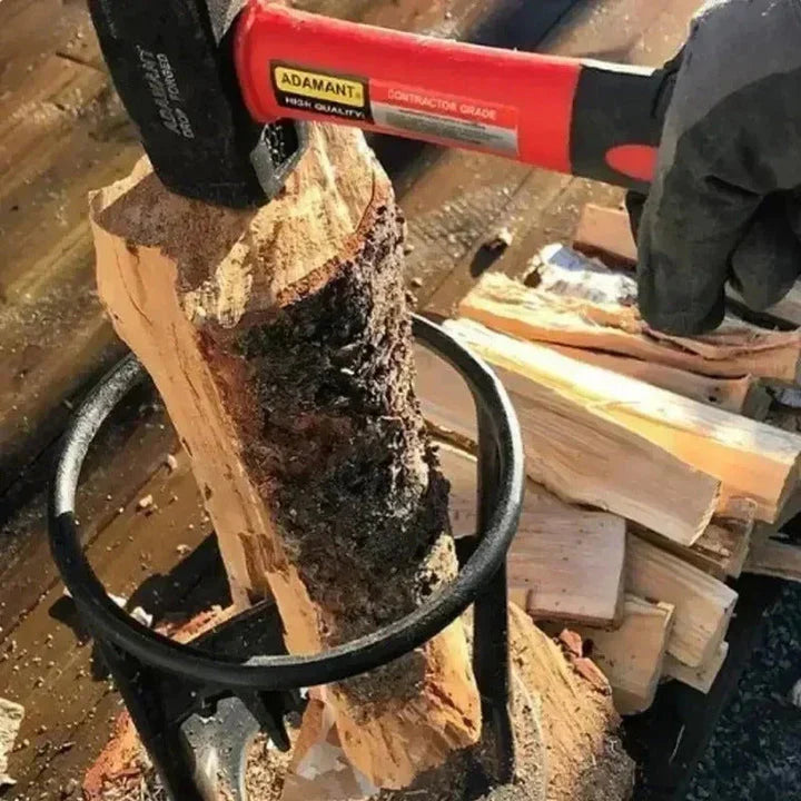 Astilladora de madera eficiente | Astilladora manual compacta con mango ergonómico | Astilladora de leña portátil para cortar madera sin complicaciones