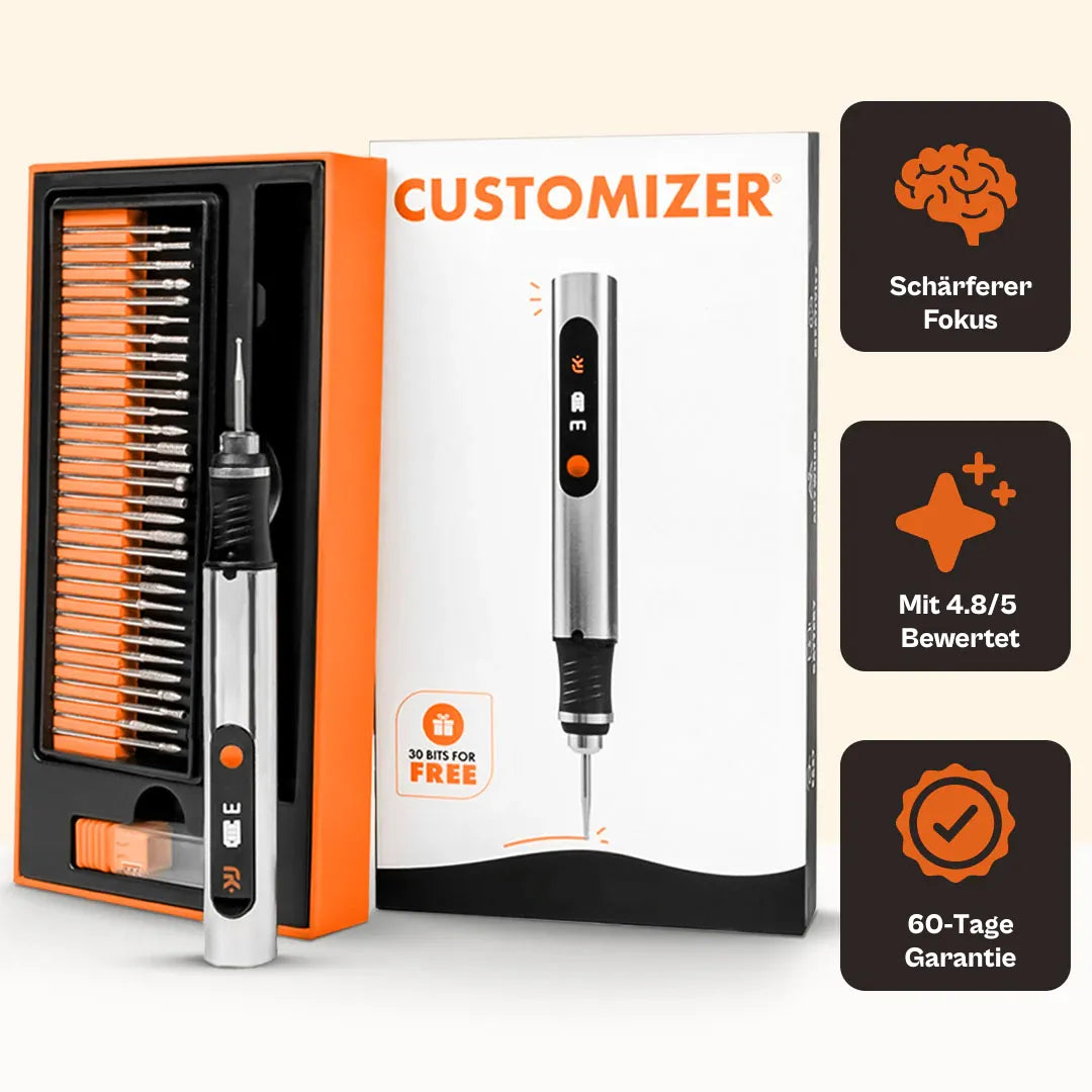 Handheld Rotary Etching Stylus for Metal Wood Glass & Plastic – USB-C Rechargeable Precision Carving Instrument Personalization Tool for Cra