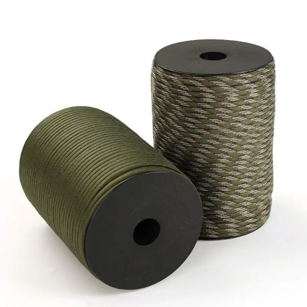 TerraStrong | Paracord de grado militar de 100 m con resistencia de 550 lb | Cuerda versátil para supervivencia al aire libre
