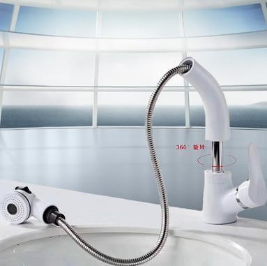 360 Pull-Out Shower Faucet with Adjustable Height & Dual Water Modes | Brass Shower Fixtures for Modern Bathrooms