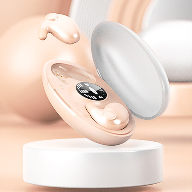 Ultra-Slim In-Ear Buds for Sleeping on Your Side – Bluetooth 5.3 Wireless Audio Designed for Nighttime Comfort & Travel