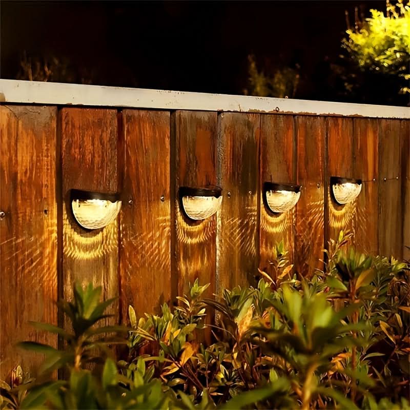 Lunaro - Solar LaceGlow Fence Wall Lights Set