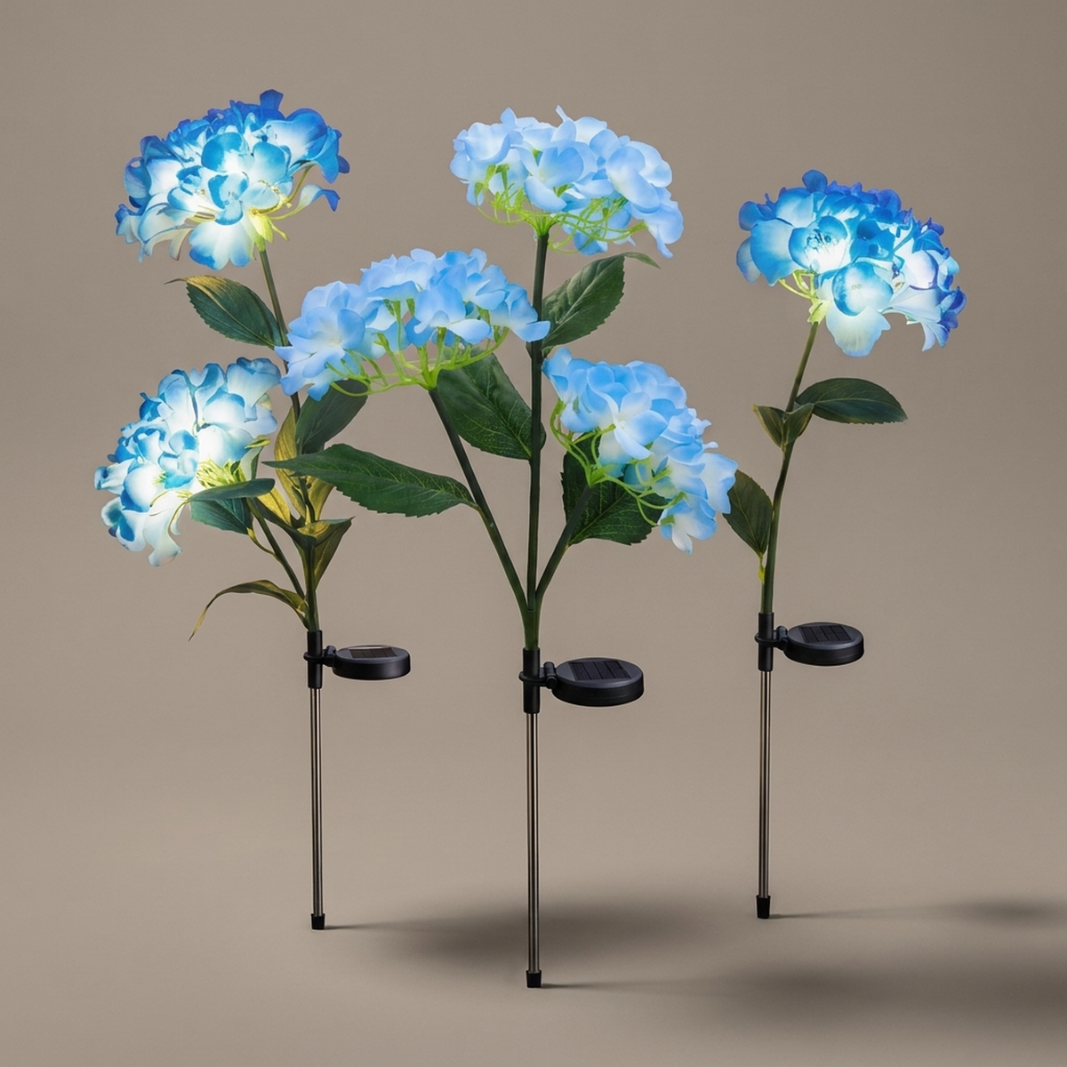 HYDRASHINE – Luces solares florales para un resplandor radiante en exteriores