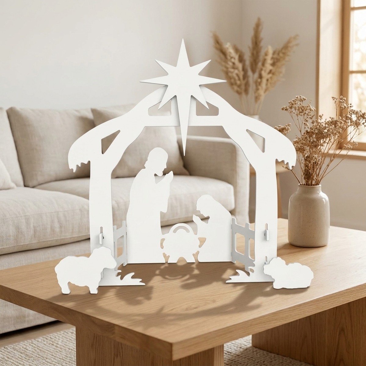 MANGERELLE – Juego de nacimiento para una decoración navideña elegante