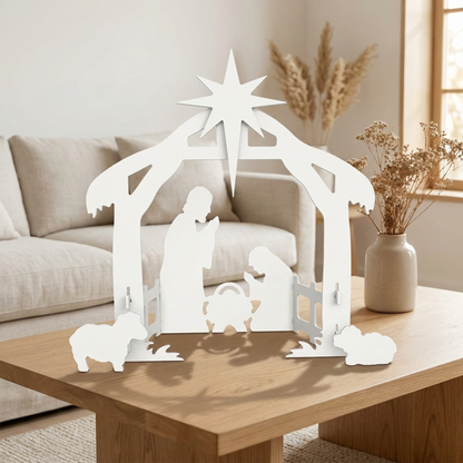 MANGERELLE – Juego de nacimiento para una decoración navideña elegante