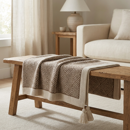 GEONEST – Nordic Shawl Blanket for Cozy Everyday Style