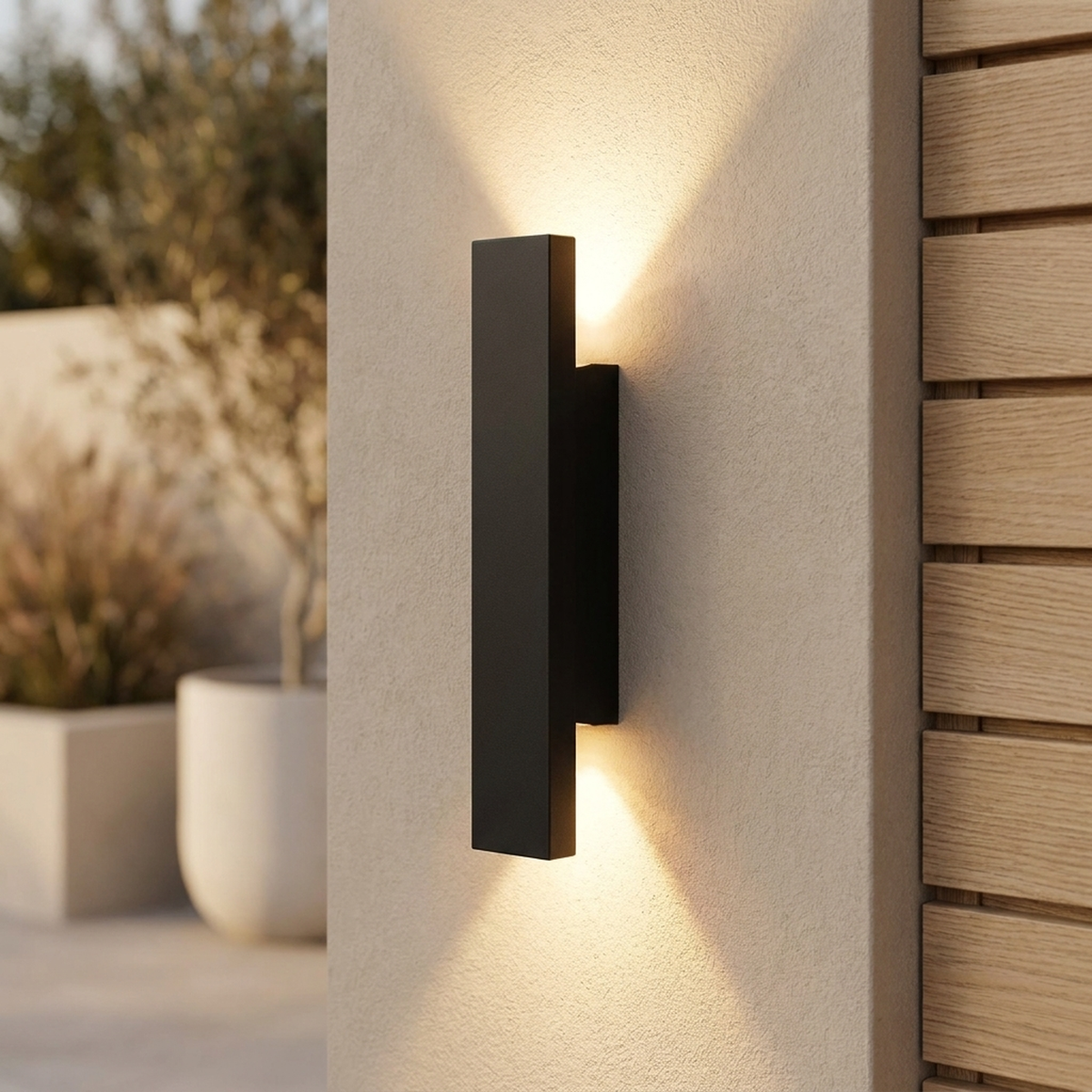 WALLCREST – Outdoor Up-Down Wall Light for Distinctive Exterior Lighting