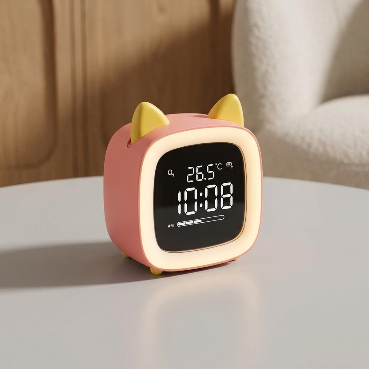 SNOOZETAIL – Animal LED Alarm Clock Night Light for Peaceful Bedtimes