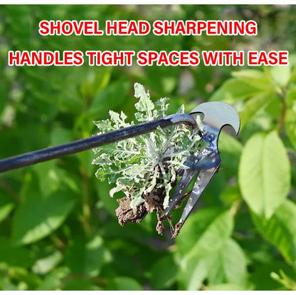 Stand-Up Weeding Tool with Ergonomic Grip – Metal Garden Weeder for Flower Beds, Pathways & Lawns – Precision Root Removal