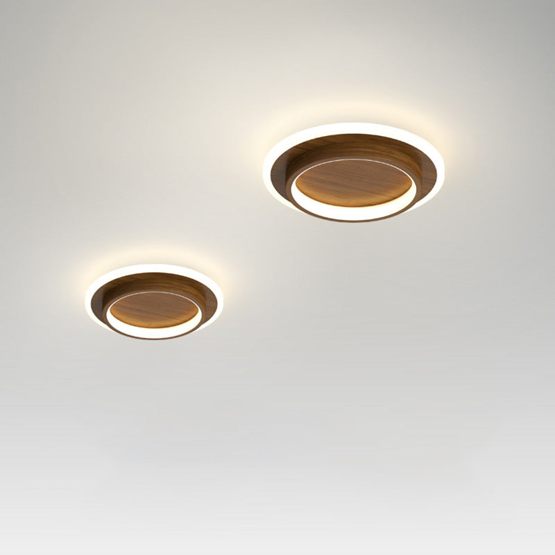 Round Flush Mount LED Light 2 in Low Profile for Bedroom Hallway Living Room Kitchen Entry Modern Ultra Slim Disk Design 10W 20W Integrated