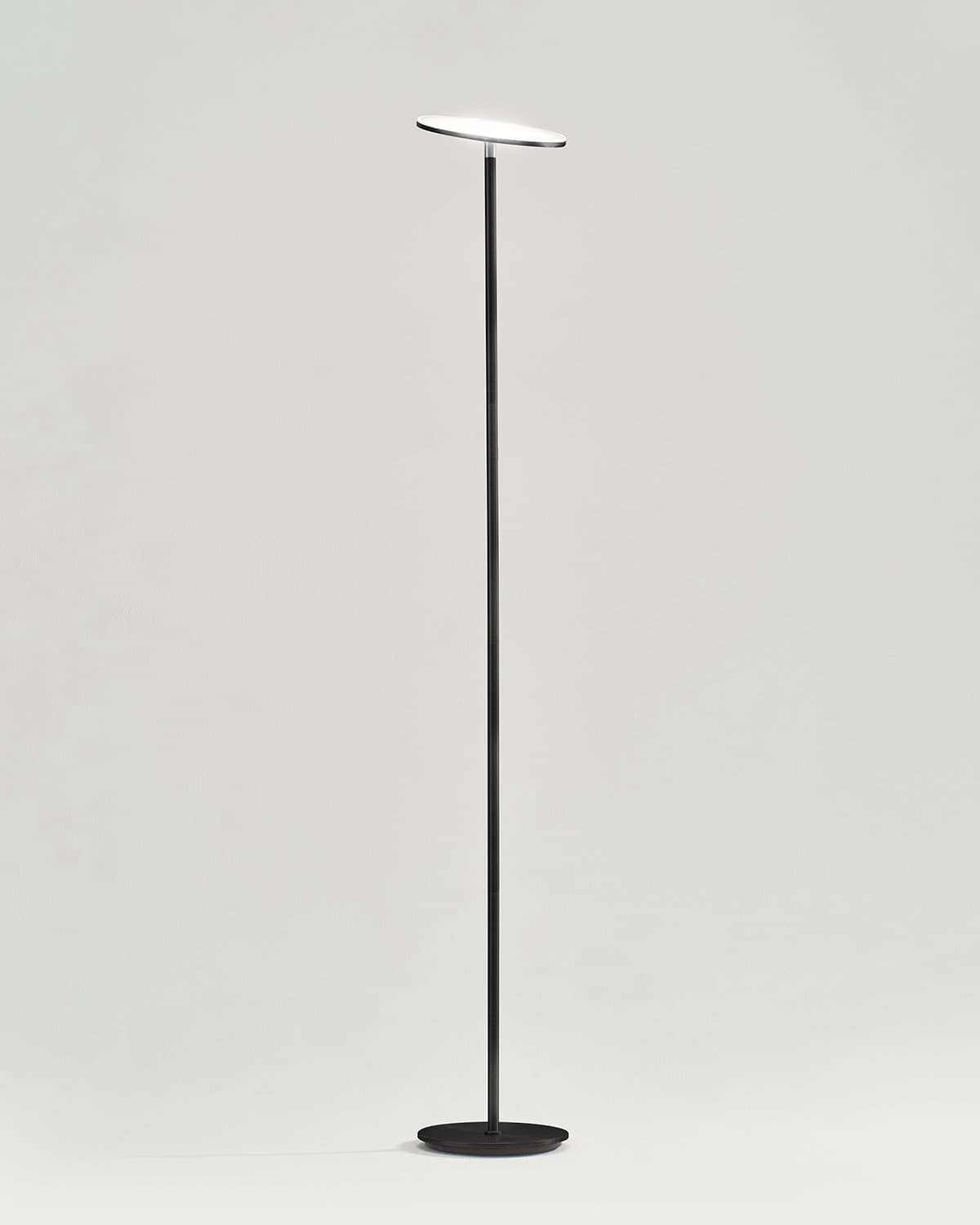 Adjustable LED Standing Lamp with Dimmer for Home Office & Lounge, Modern Metal Uplight with Directional Head for Bedroom Reading Corner Tas