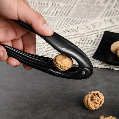 Heavy-Duty Shell Cracker Tool with Comfortable Grip for Walnuts Pecans Hazelnuts Almonds – Durable Metal Kitchen Gadget for Nuts and Chestnu