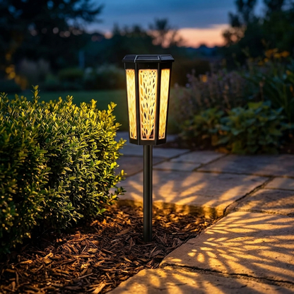 GARDENGLEAM – Lámpara solar para un cálido resplandor nocturno