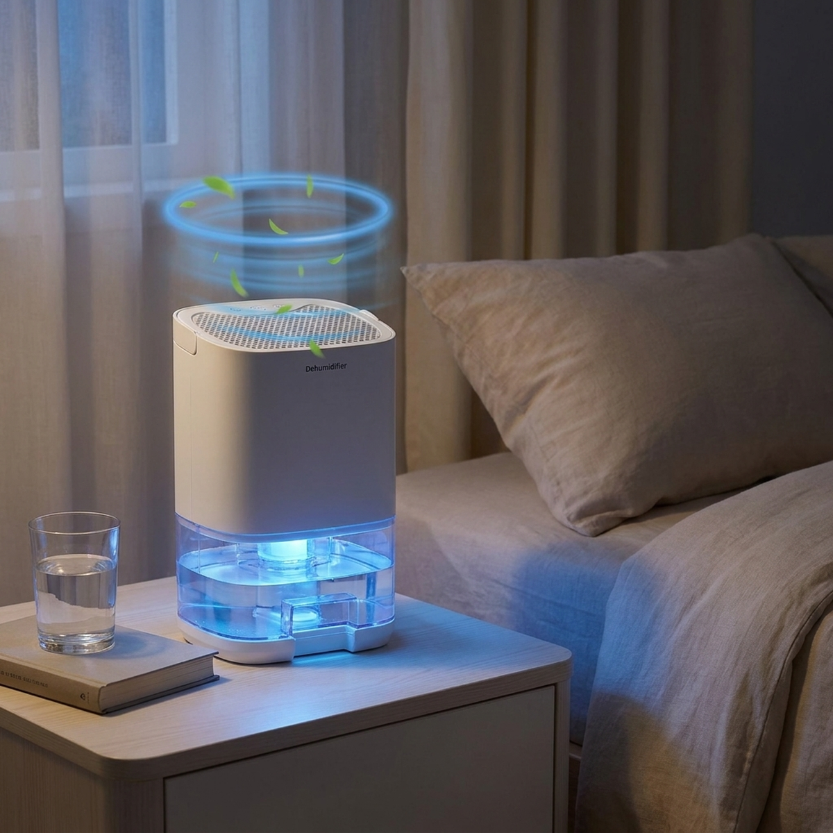 FRESHAURA – Deshumidificador con luz nocturna para espacios habitables confortables