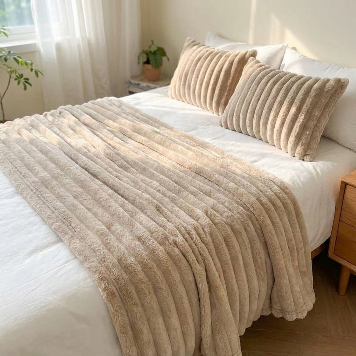 CLOUDHARE – Plush Blanket Set for Luxurious Cozy Living