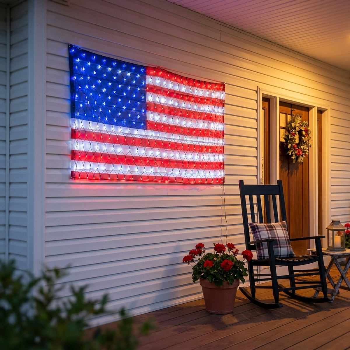 LIBERTYSHINE – Patriotic Lights for Festive Home Exteriors