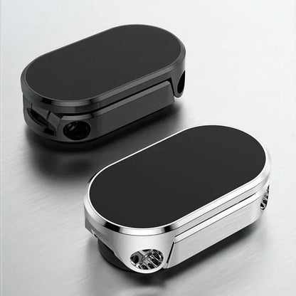 Dashboard Cell Phone Mount with Strong Magnet for Hands-Free Navigation in Any Vehicle Silver Black 360° Rotation Grip