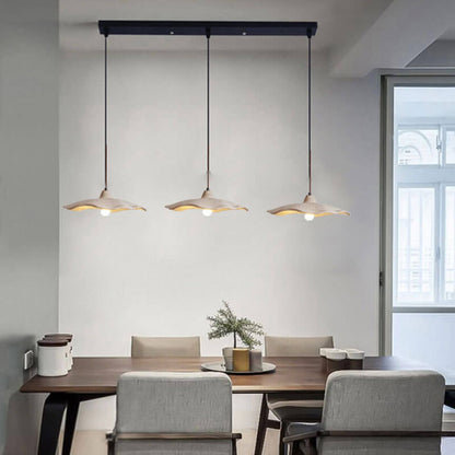 Industrial Concrete Hanging Light 10 in Yellow Ceiling Pendant Hardwired E26 Socket Adjustable Cord Kitchen Dining Room Bedroom Entryway Rus