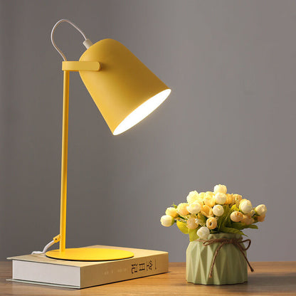 Modern Metal Desk Lamp 14 Inches with E26 Socket for Bedroom Nightstand Office Table Reading Light Plug-In Accent Lighting Contemporary Home