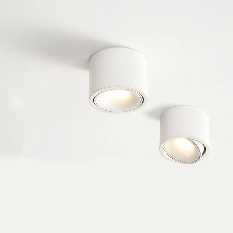 Swivel-Head LED Ceiling Spotlight in Aluminum Housing with Flush-Mount Design for Bedrooms, Kitchens & Hallways