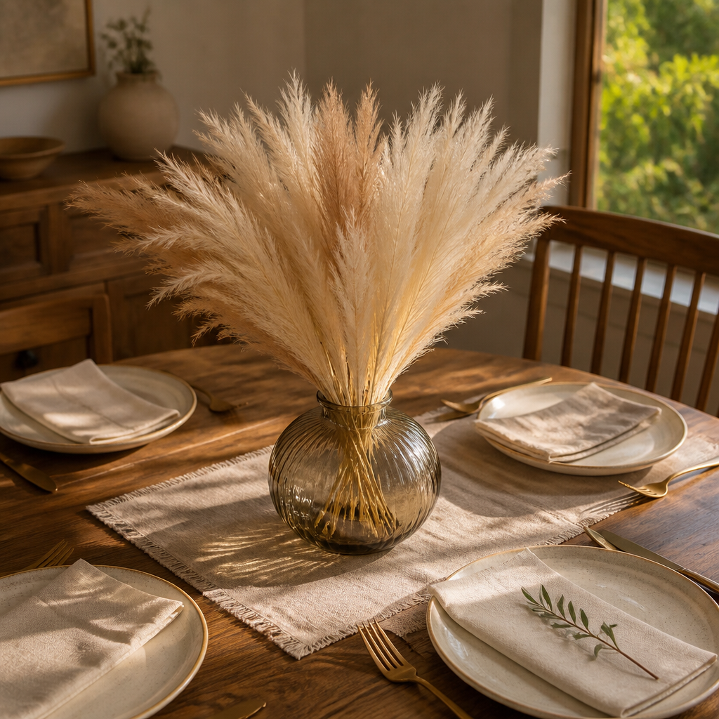 FEATHERBLOOM – Artificial Pampas for Graceful Decorative Displays