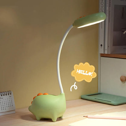 Compact LED Desk Lamp with Integrated Light in Vibrant Colors for Bedroom, Office & Living Room