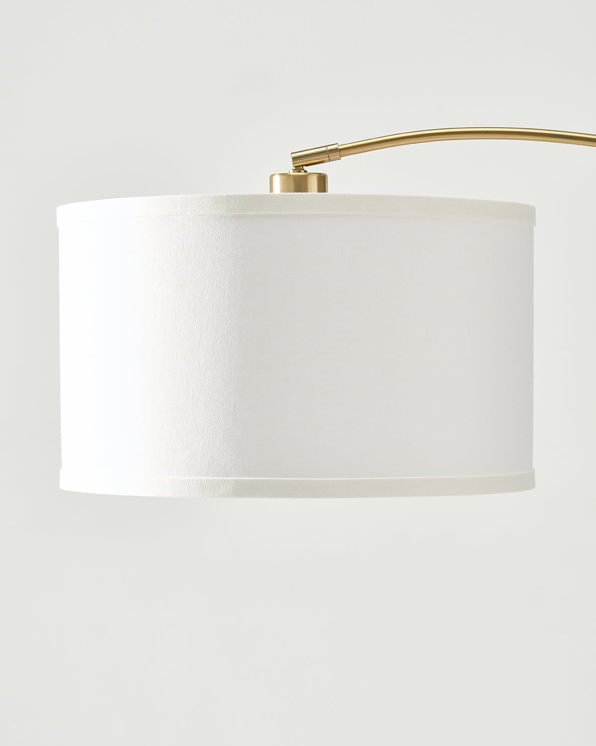 Arched Metal Reading Lamp with Marble Base 76 in Height for Living Room & Bedroom