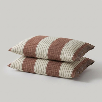 CHECKBELLE – Striped Pillowcases for Graceful Bed Styling