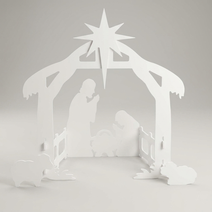 MANGERELLE – Juego de nacimiento para una decoración navideña elegante