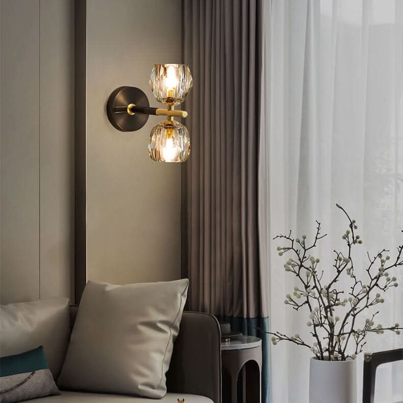 COPRIELLE – Crystal Wall Sconce for Elegant Glow