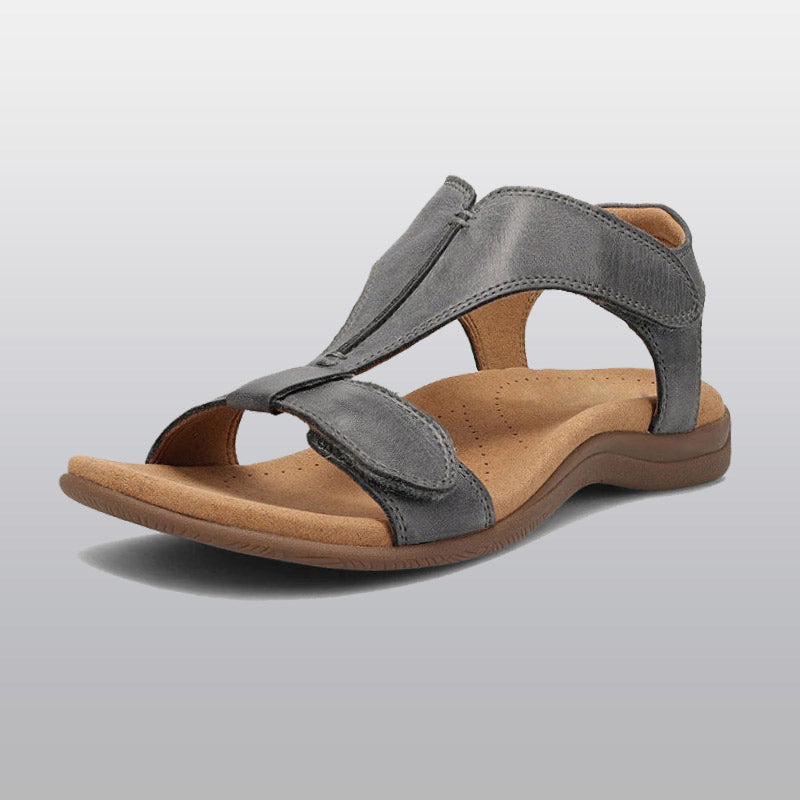 Women's Orthopedic T-Strap Sandals with Adjustable Arch Support and Memory Foam Footbed for All-Day Comfort