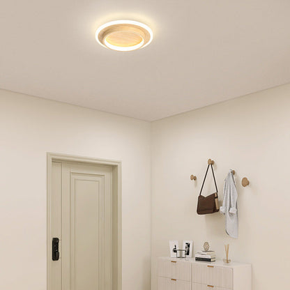 Round Flush Mount LED Light 2 in Low Profile for Bedroom Hallway Living Room Kitchen Entry Modern Ultra Slim Disk Design 10W 20W Integrated