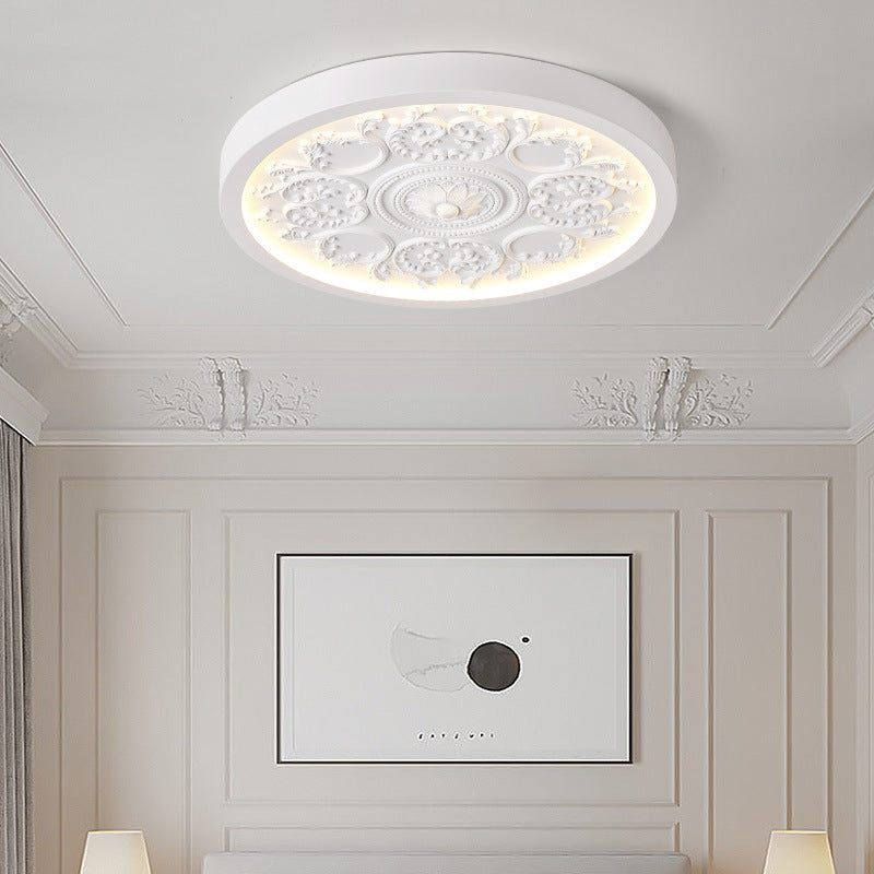 LED Ceiling Light Flush Mount with Remote Control Dimmable for Bedroom Living Room Low Profile