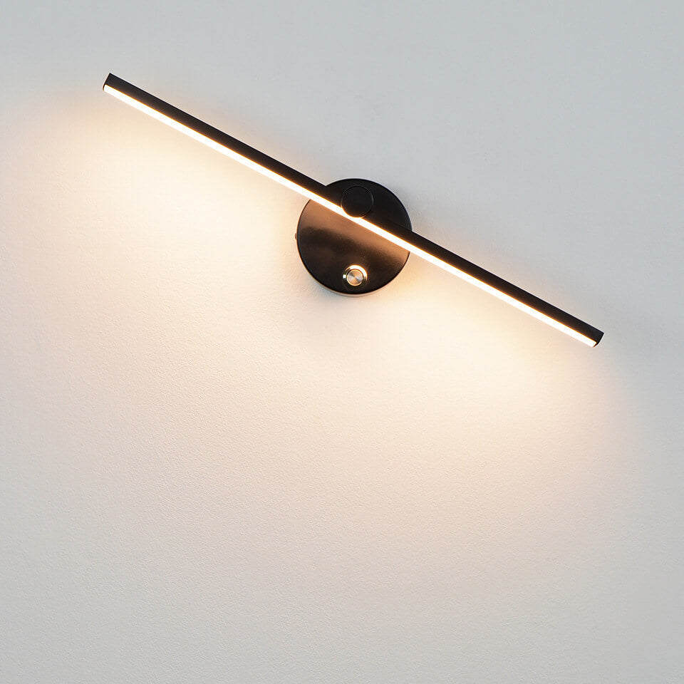LED Sconce Light Fixture 16 Inch Aluminum Contemporary Hardwired for Bedroom Study Hallway Reading Task Lighting Integrated 800 Lumens