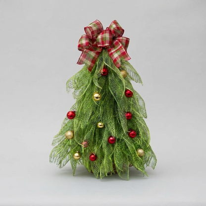 MERRYLOOP – Decoración de corona navideña para un estilo de mesa alegre