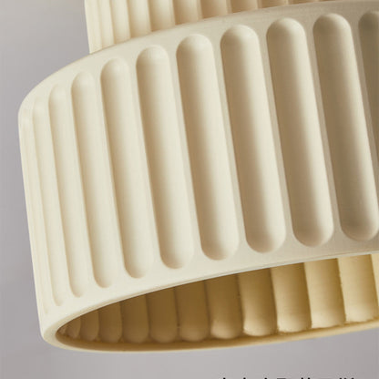 Lámpara de techo de resina de montaje empotrado, casquillo E27, pantalla texturizada, color blanco, para cocina, dormitorio, pasillo, perfil bajo, diseño escandinavo minimalista moderno
