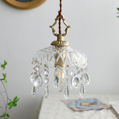 Hanging Ceiling Light Fixture with Adjustable Cord Glass Shade Gold Brass Frame E14 Socket Dining Room Kitchen Island Cafe Boutique Retail S