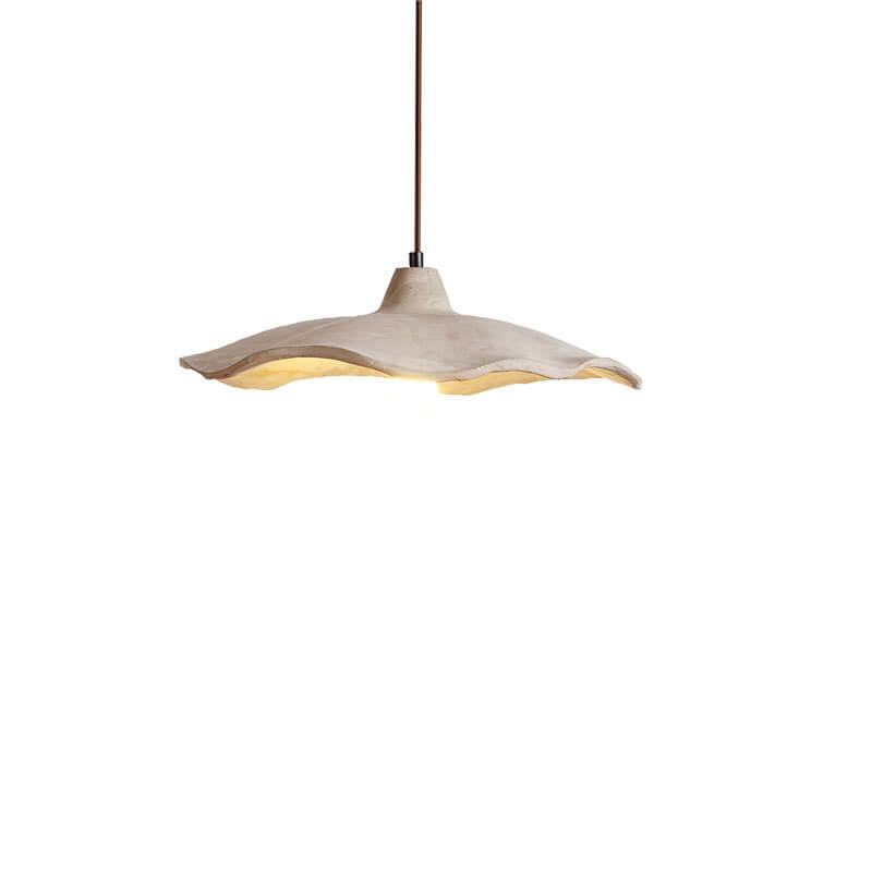 Industrial Concrete Hanging Light 10 in Yellow Ceiling Pendant Hardwired E26 Socket Adjustable Cord Kitchen Dining Room Bedroom Entryway Rus