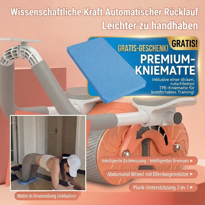 Ab Roller Core Strength Free Knee Pad