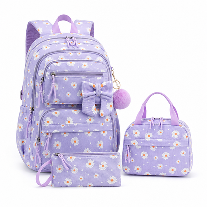 Set de mochila de pana ligera (3 piezas)