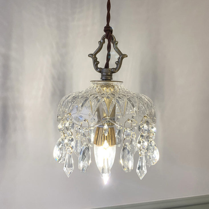 Hanging Ceiling Light Fixture with Adjustable Cord Glass Shade Gold Brass Frame E14 Socket Dining Room Kitchen Island Cafe Boutique Retail S