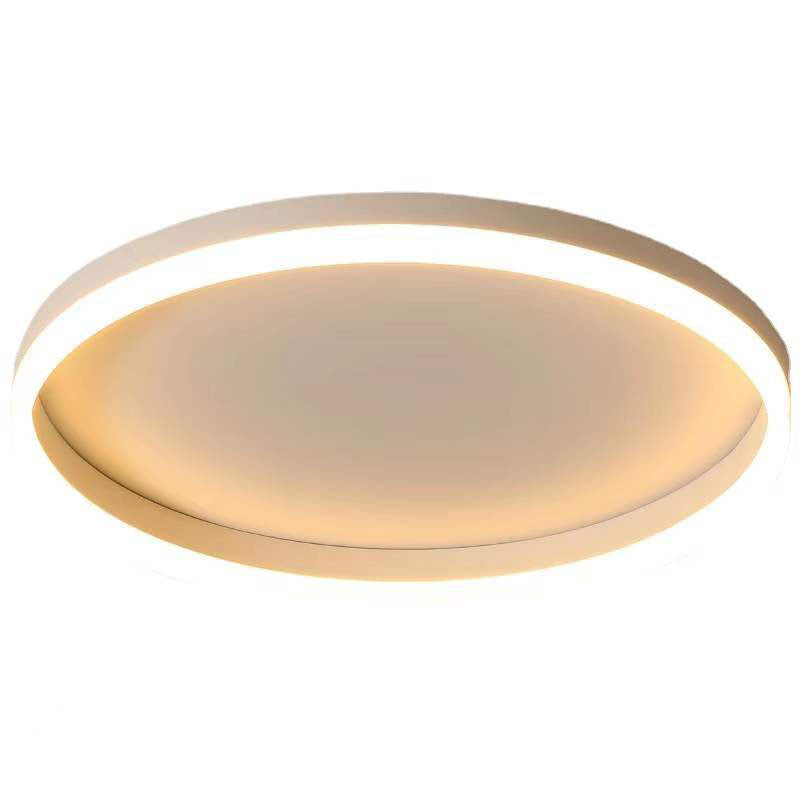 20 in Dimmable LED Ceiling Light with Remote Iron & Acrylic Fixture for Bedrooms Hallways Living Rooms Modern Low-Profile Design