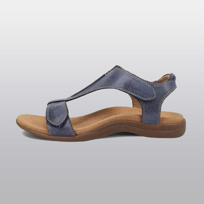 Women's Orthopedic T-Strap Sandals with Adjustable Arch Support and Memory Foam Footbed for All-Day Comfort